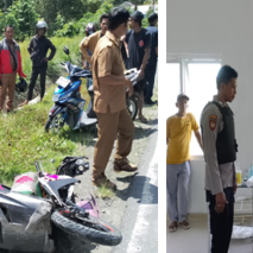 Laka Lantas  Motor VS  Mobil Dump Truck, Pemotor Warga Desa Balaang Nuhon Tewas