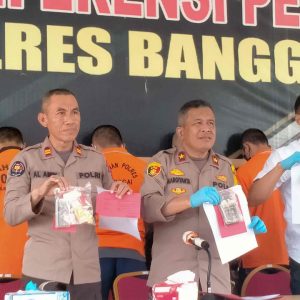 Polres Banggai Berhasil Mengunkap 7 Kasus Penyalahgunaan Narkoba Periode Januari Hingga Pertengahan Februari 2023