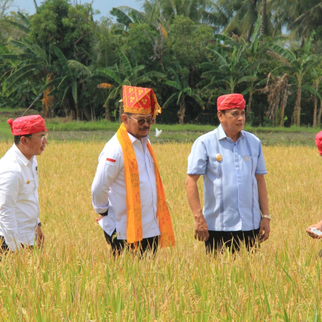 Mentan RI  : Pertanian Adalah segalanya, Kalau Mau lihat Daerah Baik Perbaiki Pertaniannya