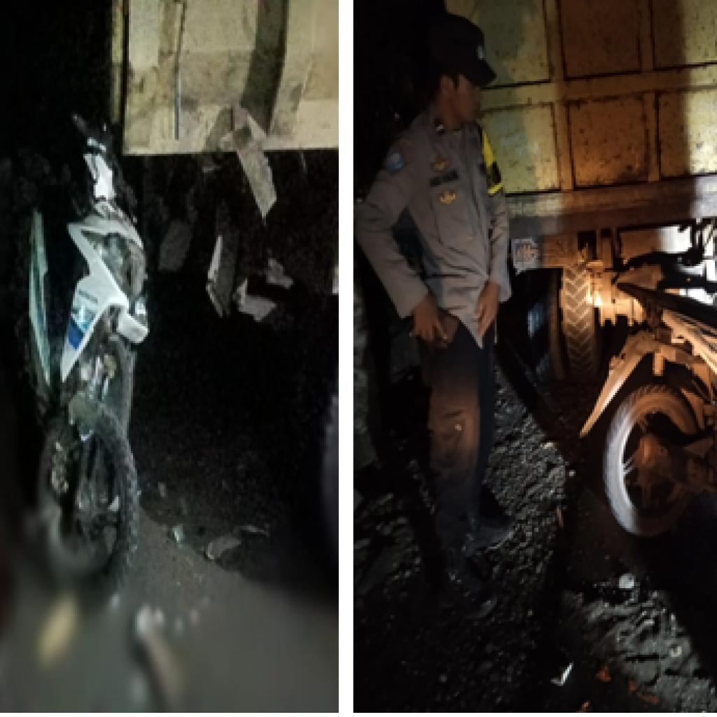 Ini Kronologis Pengendara Motor Tabrak Dump Truck Hingga Meninggal Di Puskesmas Toili