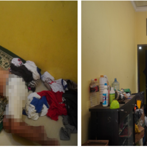 Mayat  Penjaga Rumah  Kelurahan Bungin Ditemukan Warga Setempat