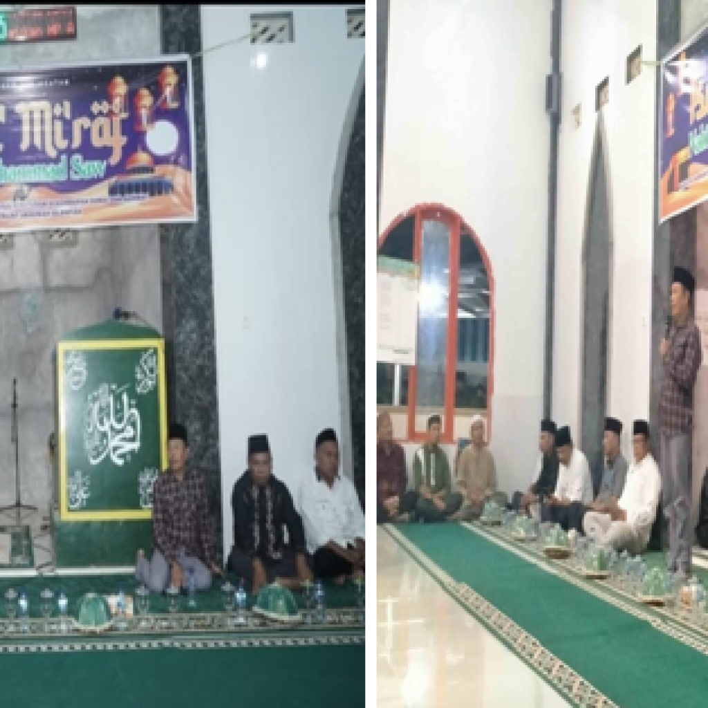 Mesjid Al –Ukhuwah Kelurahan Maahas Gelar Peringatan  Isra Mir,raj Nabi Muhammad SAW