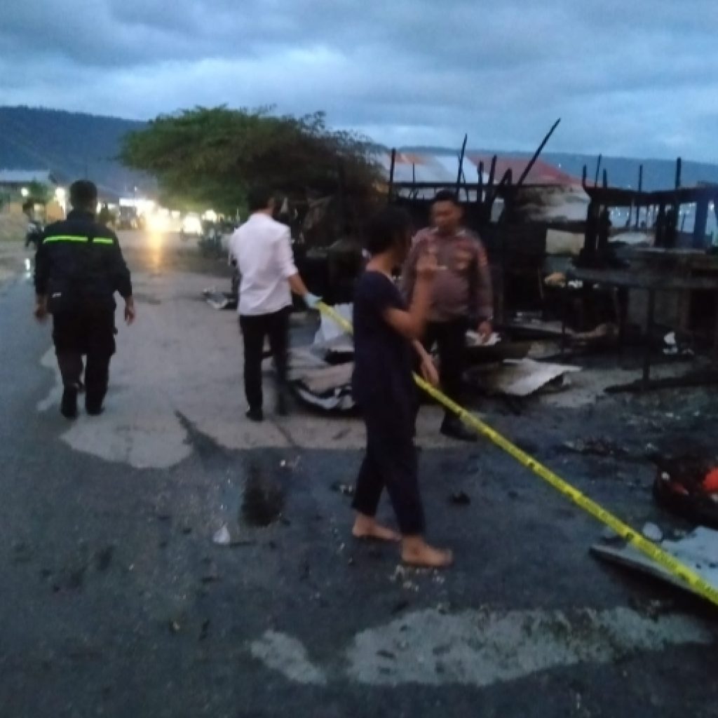 Ini Penjelasan Polisi Terkait Kebakaran Rumah Makan Kadompe Maahas