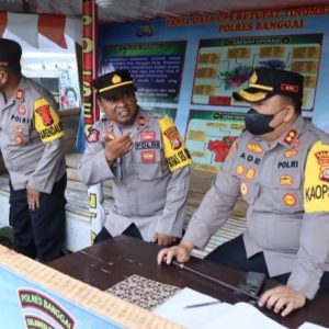 Kapolres Banggai Cek Kesiapan Pos Pengaman Lebaran 2023