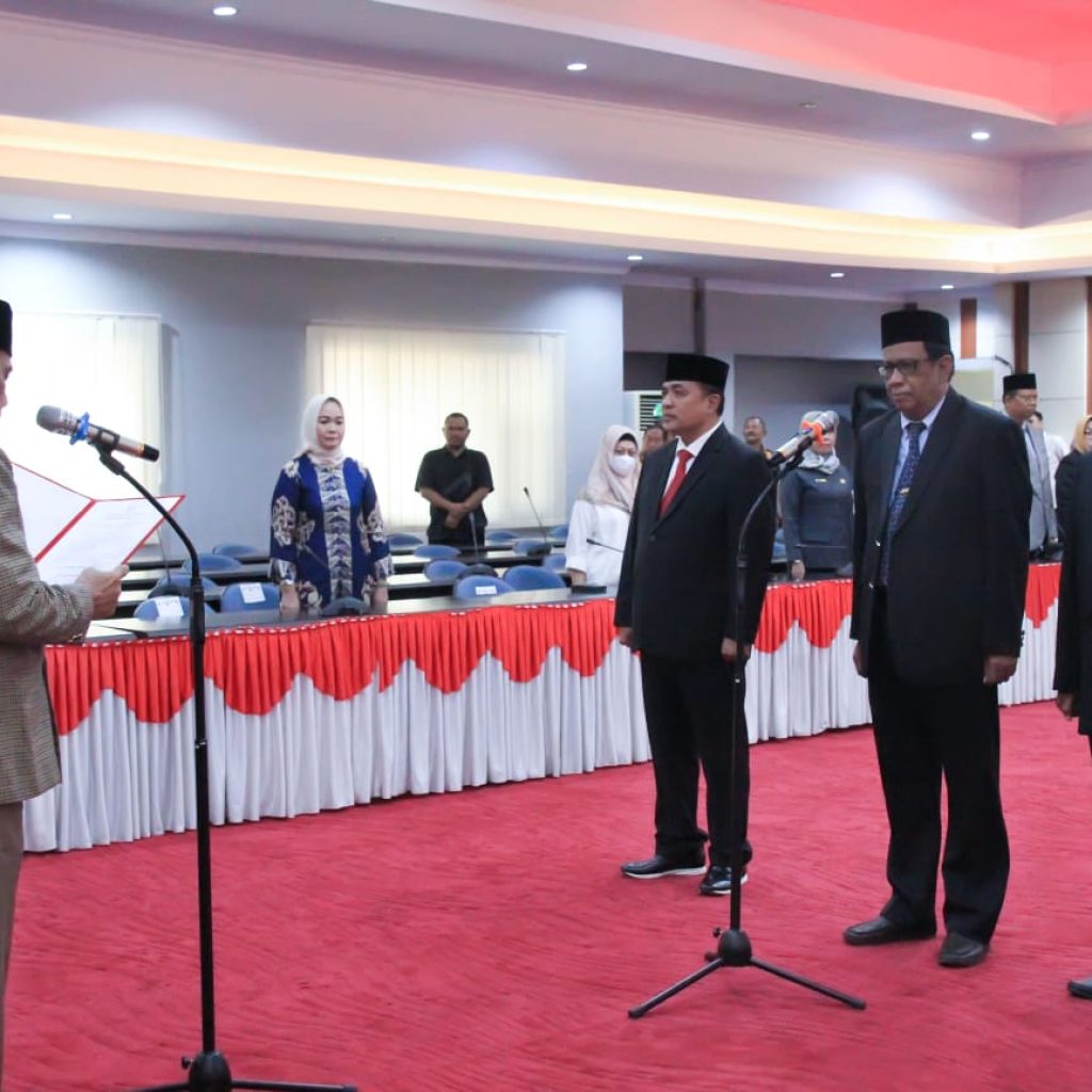 Tiga Pejabat Eselon II  Pemprov Sulteng Dilantik Wakil Gubernur