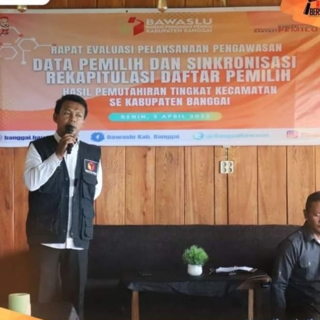 Pastikan Data Pemilih Akurat Bawaslu Banggai Gelar Evaluasi Pengawasan dan Sinkronisasi  Data Pemilih