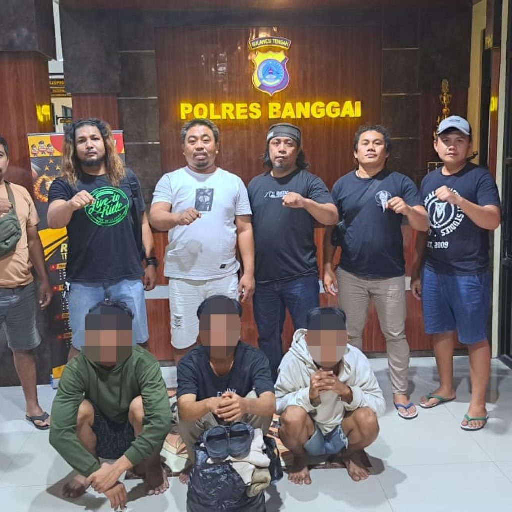 Mencuri Ditempat Kerja Sendiri, Tiga Karyawan Langsung Diamankan Tim Resmob Polres Banggai