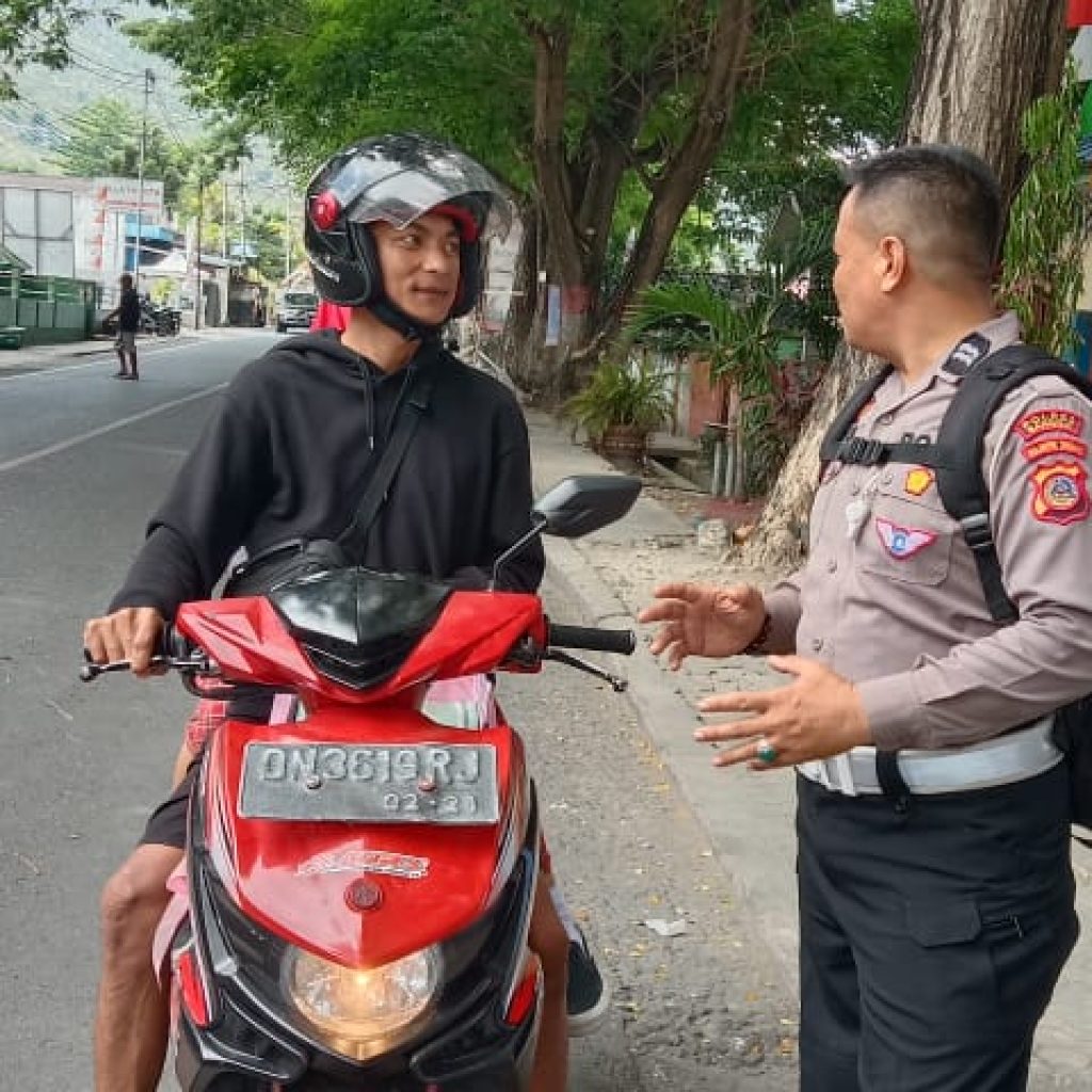 Satlantas Polres Banggai Aktif Laksanakan Sosialisasi Kamseltibcar