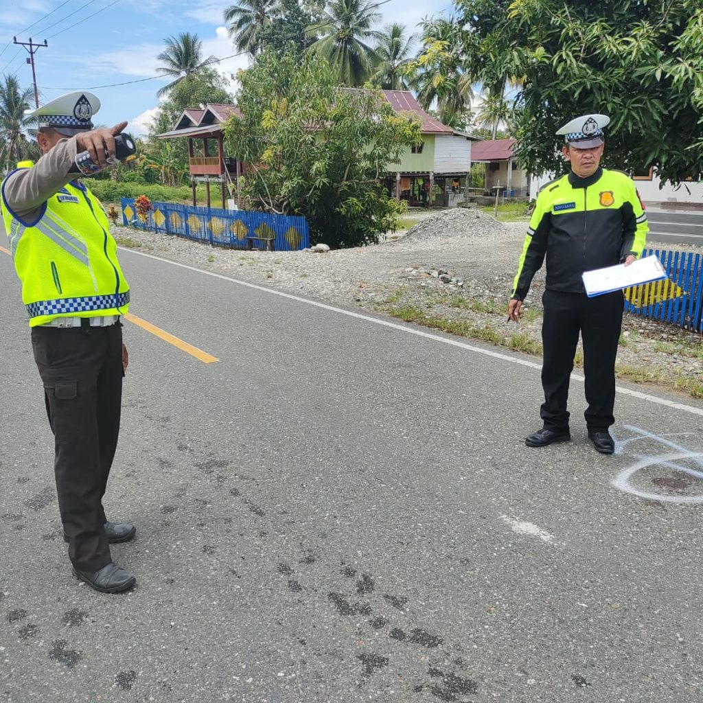 Laka Lantas Di Desa Kayowa  Motor VS Motor, Satu Meninggal Dunia