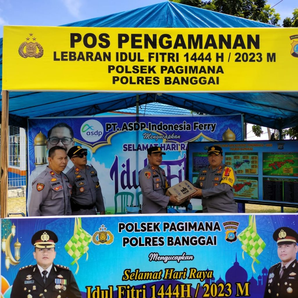 Pos Pelayanan Pagimana Ditinjau Langsung Kapolres Banggai