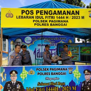 Pos Pelayanan Pagimana Ditinjau Langsung Kapolres Banggai