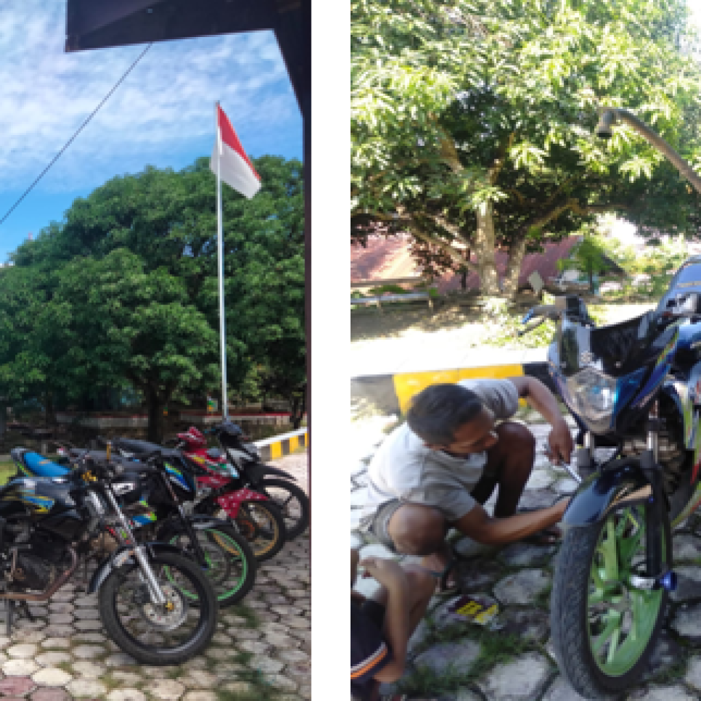 Jelang Malam Takbir dan Lebaran Polsek Bulagi Amankan Penguna Knalpot Bogar