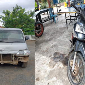 Mobil Grand Max Tabrak Supra X , Pengendara Motor Meninggal Dunia