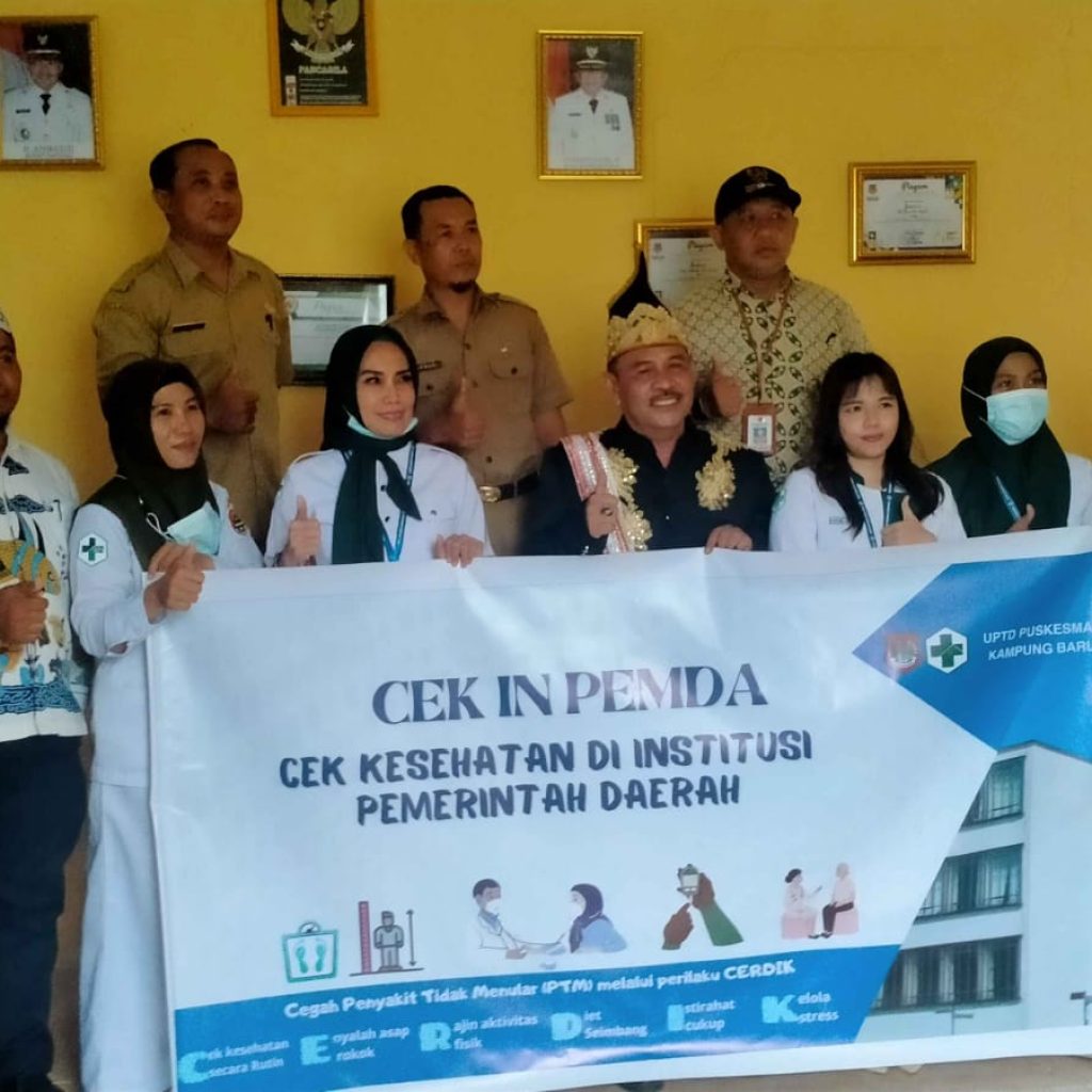 Inovasi Cek In Pemda Di Lakukan Puskesmas Kampung Baru