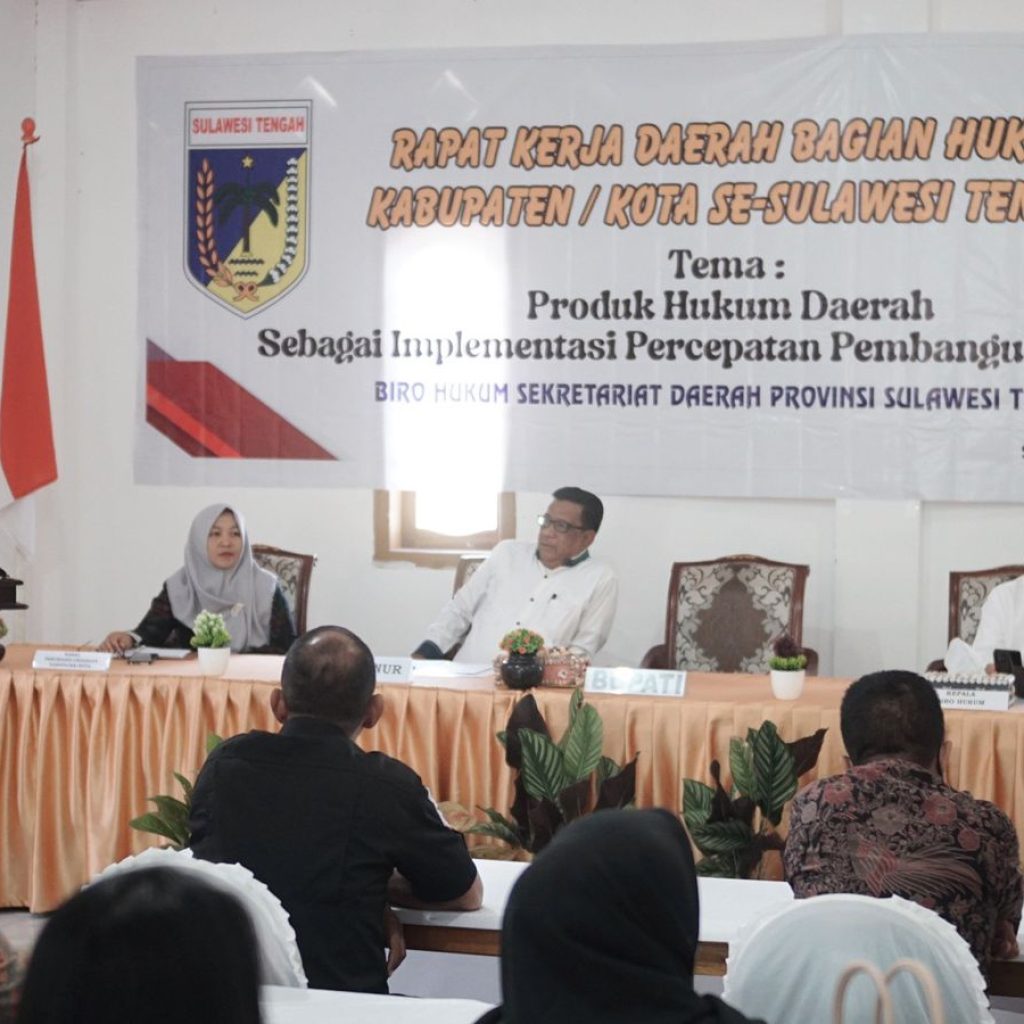 Pemda Bangkep Tuan  Rumah Rakerda Bagian Hukum Se Provinsi Sulawesi Tengah