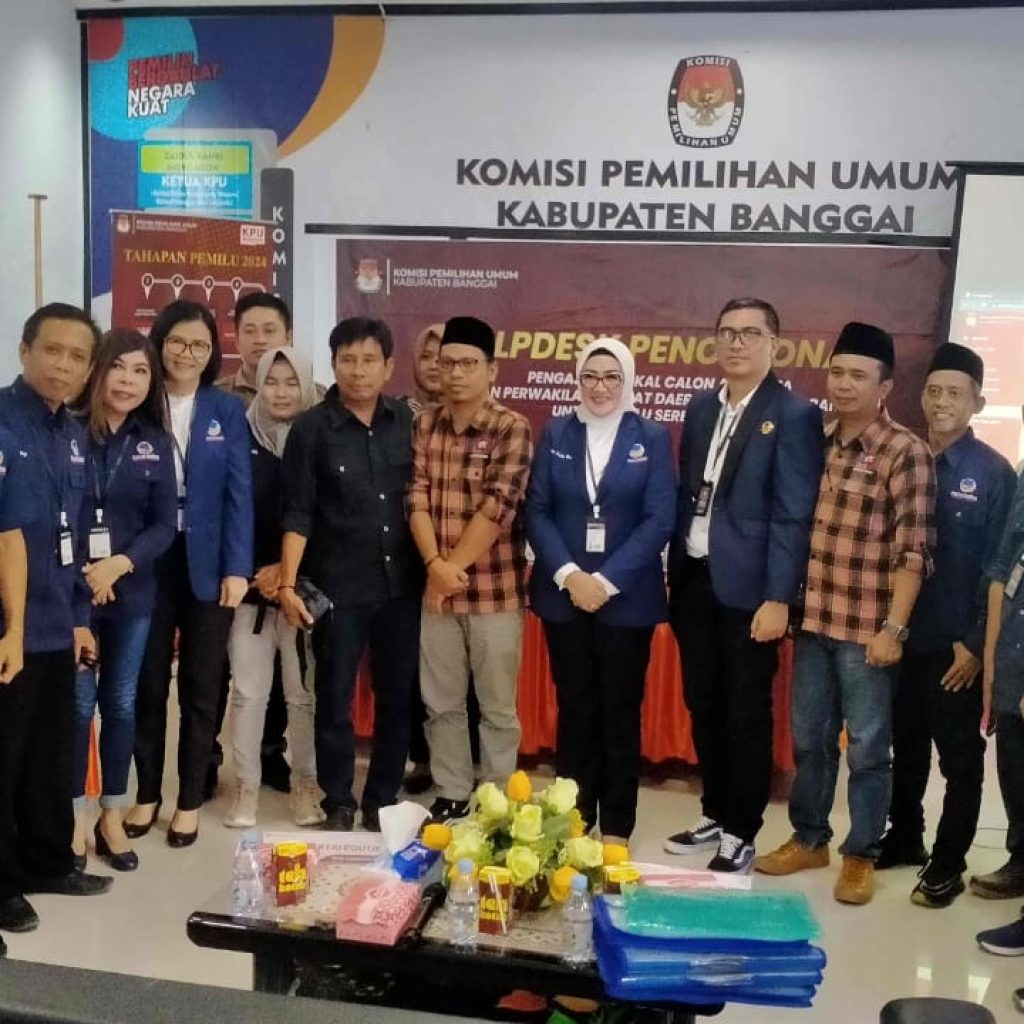 Partai Nasdem Banggai  Daftar Caleg Kedua di KPU Banggai, Target 10 Kursi