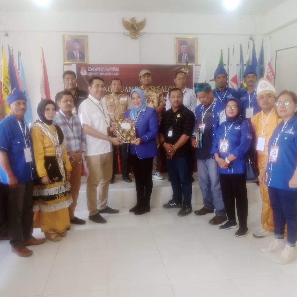 Demokrat  Bangkep Pasang Target Jadi Pemenang Pemilu 2024, Demokrat  Daftar Bacaleg  Ke KPUD