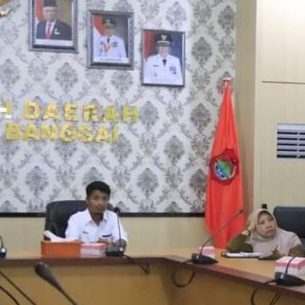 Sekda Banggai Pimpin  Rakor Inflasi, Banggai Inflasi Terus Menurun