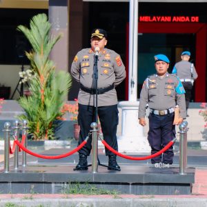 Ratusan Personel  Gabungan Polres Banggai Siap Lakukan Pengamanan Konser Slank