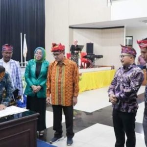 Bupati Banggai  Hadiri Pelantikan Pengurus  KKST