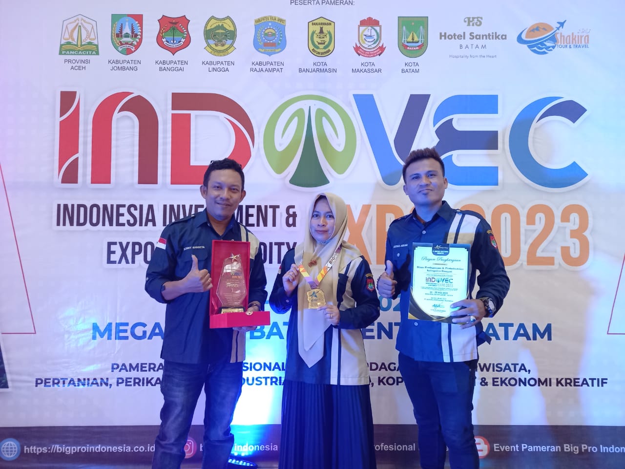 Luar Biasa Kabupaten Banggai Juara Terbaik Ajang Pameran Indovec 2023 Di Batam
