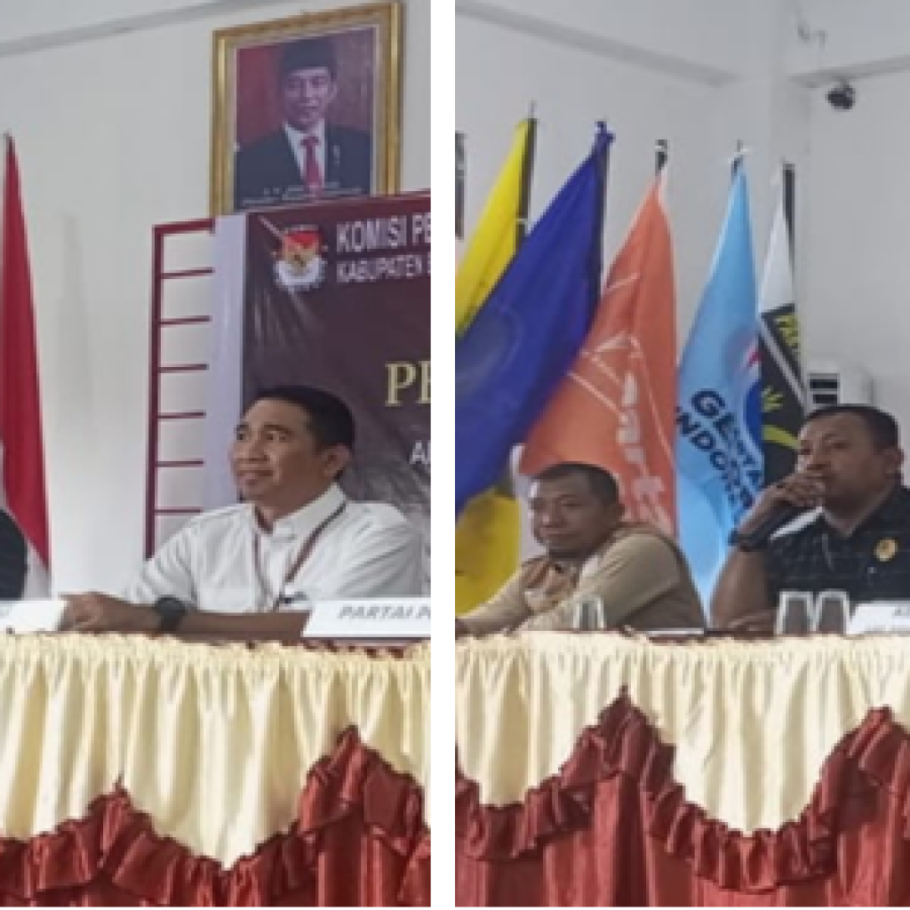 Hari Ke 13  KPUD Bangkep Baru Terima 9 Parpol Daftar Caleg                      
