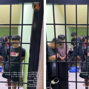 Polisi Mengamankan Enam  Orang Diduga Pelaku Pengeroyokan Di Desa Boyou