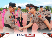387 Personel Polda Sulteng Naik Pangkat Menjelang Hari Bhayangkara