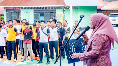 Assisten Pemerintahan dan Kesejahteraan Hadiri Pembukaan Turnamen Volly Ball Dalam Peringatan HUT KBPP Polri