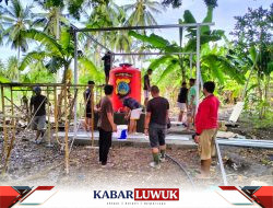 Polres Banggai Gelar Bakti Sosial Bangun MCK dan Sarana Air Bersih Sambut Hari Bhayangkara ke-77