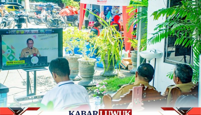 Bupati Banggai Virtual Launch Upaya Pemerintah Menjaga Stabilitas Harga Pangan Melalui Gerakan Pangan Murah