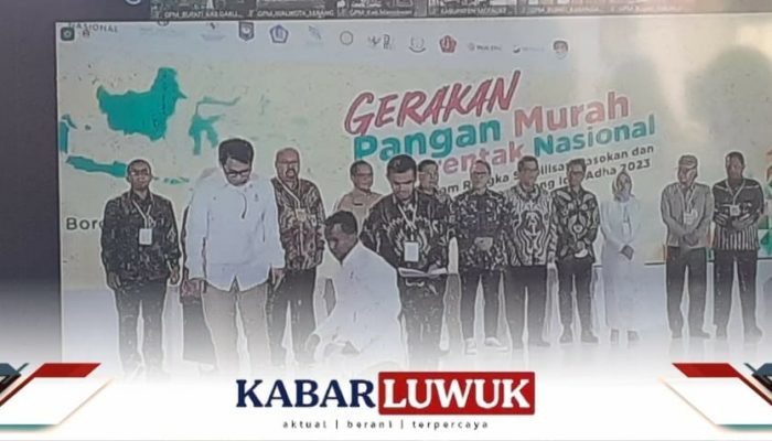 Gerakan Pangan Murah Serentak Nasional Digelar di Kabupaten Bangkep