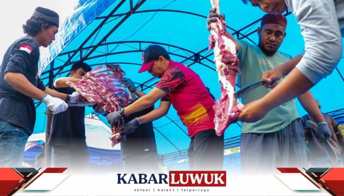 Dewan Kemakmura Masjid  PT. IMIP Bagikan 1,2 ton Daging Kurban