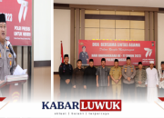 Kapolres Banggai Terharu,Gelar Doa Bersama Untuk Keselamatan dan Sukses Tugas Polri