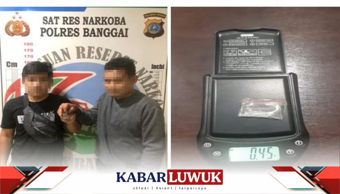 Polres Banggai Ringkus Dua Pemuda Pengedar Sabu