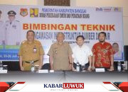 Wakil Bupati Banggai Membuka Bimtek Pengawasan Infrastruktur Air