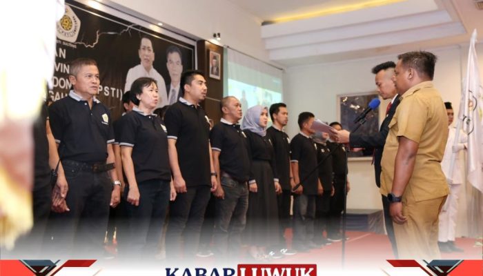 Ketua Umum PSTI Sulteng Dilantik  Masa Bakti 2023-2027