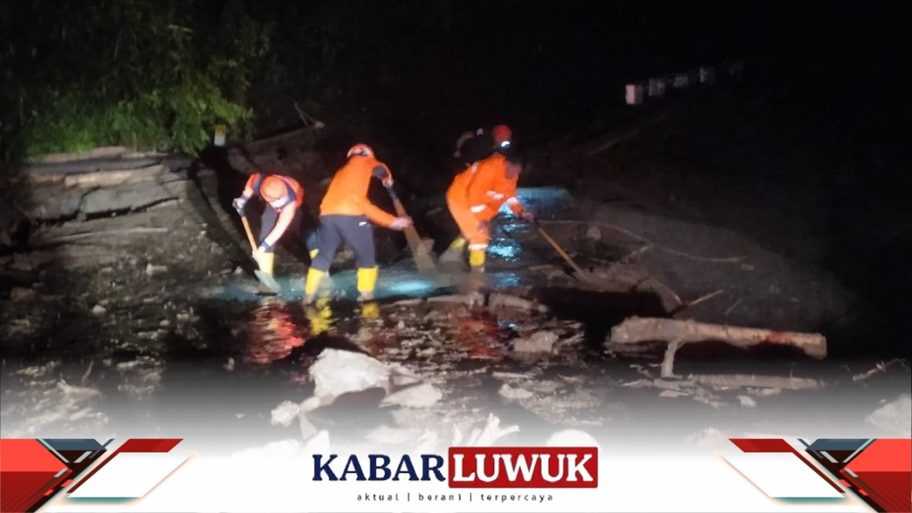 BPBD Banggai Laporkan Kaji Cepat Bencana Banjir Huhak