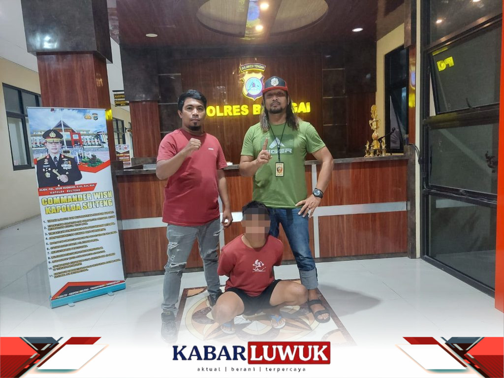 Tim Resmob Polres Banggai Mengamankan Pencuri Kopra