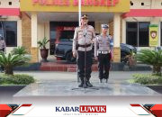 Apel Perdana Kapolres Bangkep Minta Dukungan dan Kedisiplinan Untuk Kamtibmas Kondusif