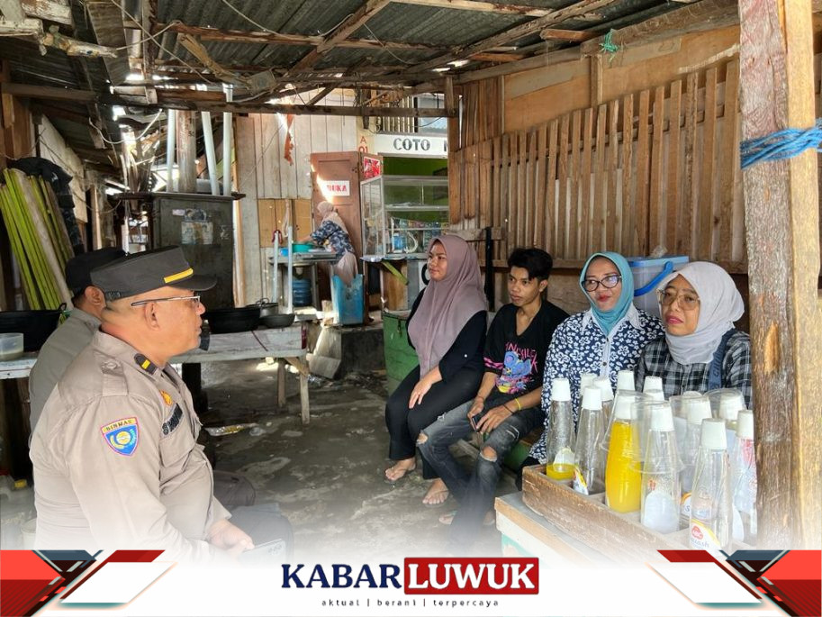 Pedagang Es Cendol Pasar Simpong Curhat ke Polisi