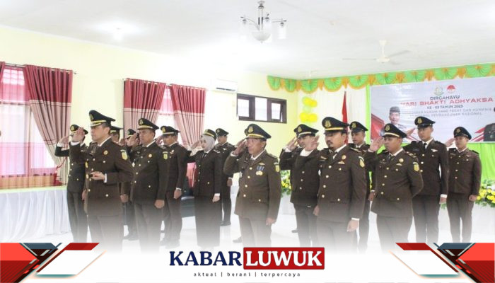 Kejaksaan Banggai Laut Gelar Upacara Hari Bhakti Adhyaksa Ke-63