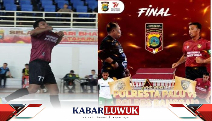 Tim Futsal Polres Banggai Melaju ke Final Kapolda Cup 2023