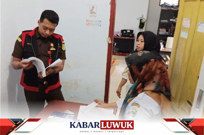 Penggeledahan dilakukan tim penyidik Kejaksaan Tinggi (Kejati) Sulawesi Tengah di Kantor Bawaslu Kabupaten Morowali, Rabu (21/6/2023)