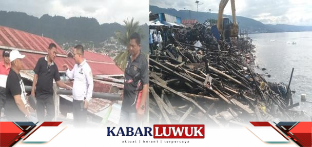 Bupati Banggai Ir. H. Amiruddin MM merasa terkejut melihat betapa banyaknya sampah yang mencemari pesisir pantai.