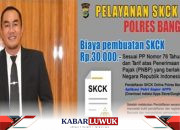 Polres Banggai Beri Kemudahan SKCK Online Untuk Warga Kabupaten