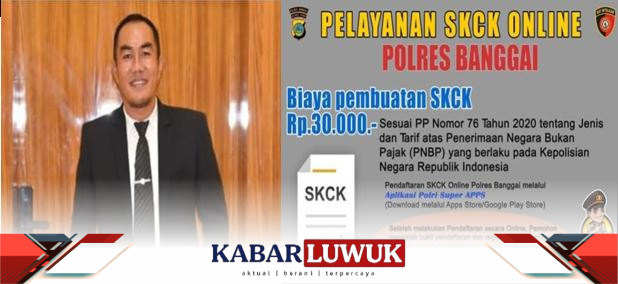 Kasat Intelkam Polres Banggai, AKP Usman Pelayanan ini adalah bentuk kepedulian polisi sebagai pengayom masyarakat