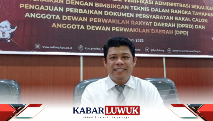 KPU Sulteng Nyatakan 711 Bakal Caleg Penuhi Syarat Ikuti Pemilu 2024