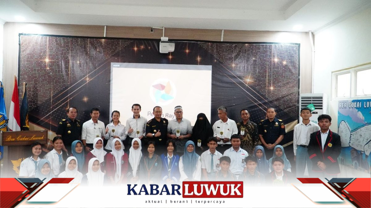 Bea Cukai Luwuk menggelar School Goes To Customs sebagai bagian dari APBN Week 2023 yang diikuti siswa dan guru dari berbagai sekolah menengah