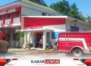 Kebakaran Melanda Kantin Disdukcapil Kabupaten Banggai